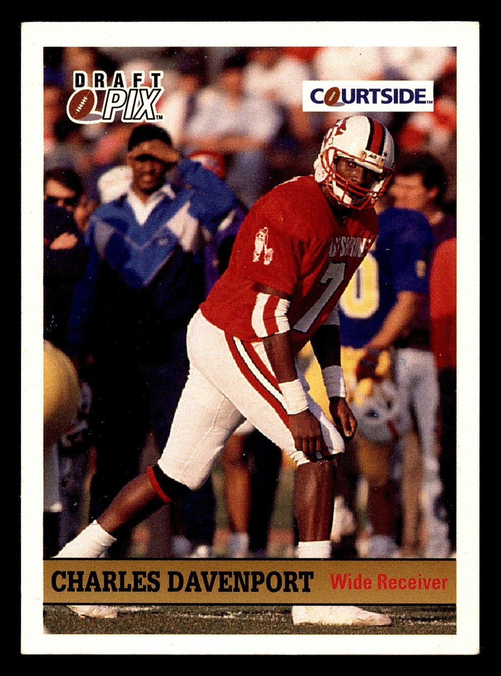 1992 Courtside Draft Pix #35 Charles Davenport Football Card